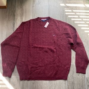 NWT vineyard vines cable knit sweater